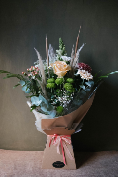 Peach Perfection - Bohemian style seasonal mixture in peaches, creams and champagne
Flowers in Leyland Florist in Leyland Poppys Flower Design Poppy's