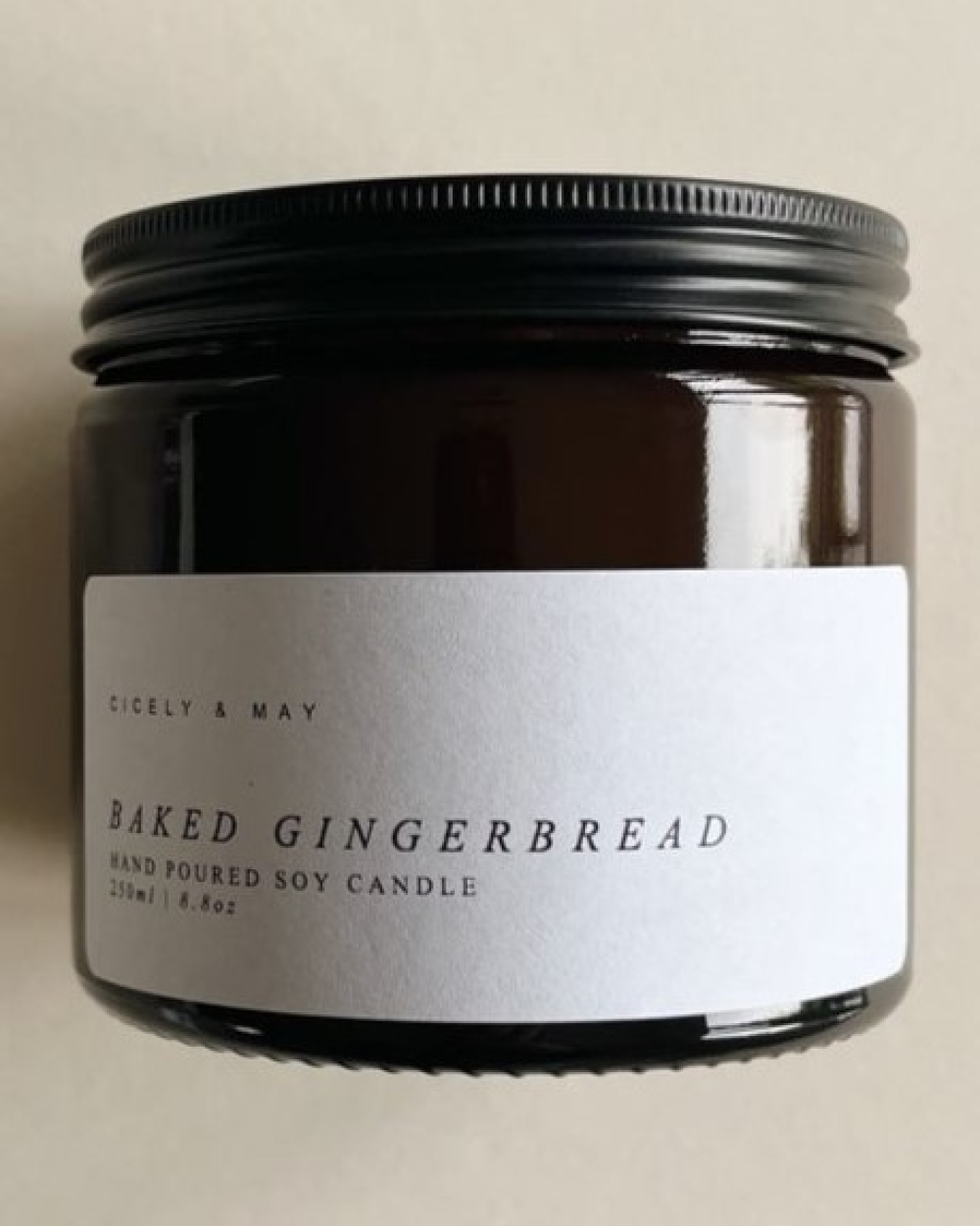 Ciely & May - Baked Gingerbread Candle