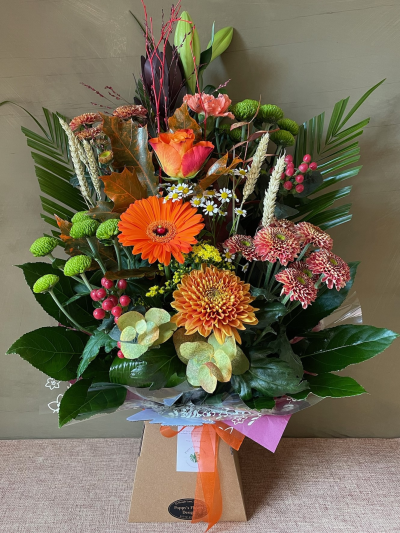 Poppy's Flower Design Leyland - Autumn Harvest - poppys autumn florist leyland flowers autumn harvest collection delivery weddings funerals Poppy's hough lane best floral bouquets arrangements